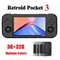 Retroid Pocket 3 Console di gioco retrò Console per videogiochi portatile 3G + 32G Schermo IPS