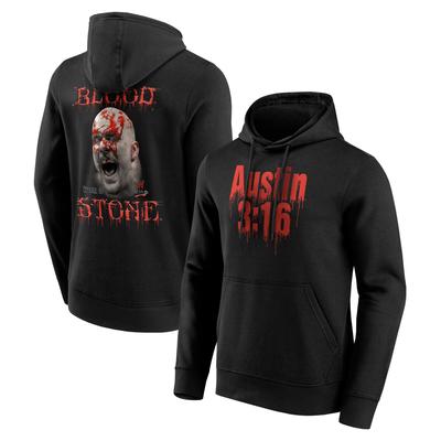 Stone Cold Steve Austin Blood From A Stone Hoodie - Schwarz - Herren Image