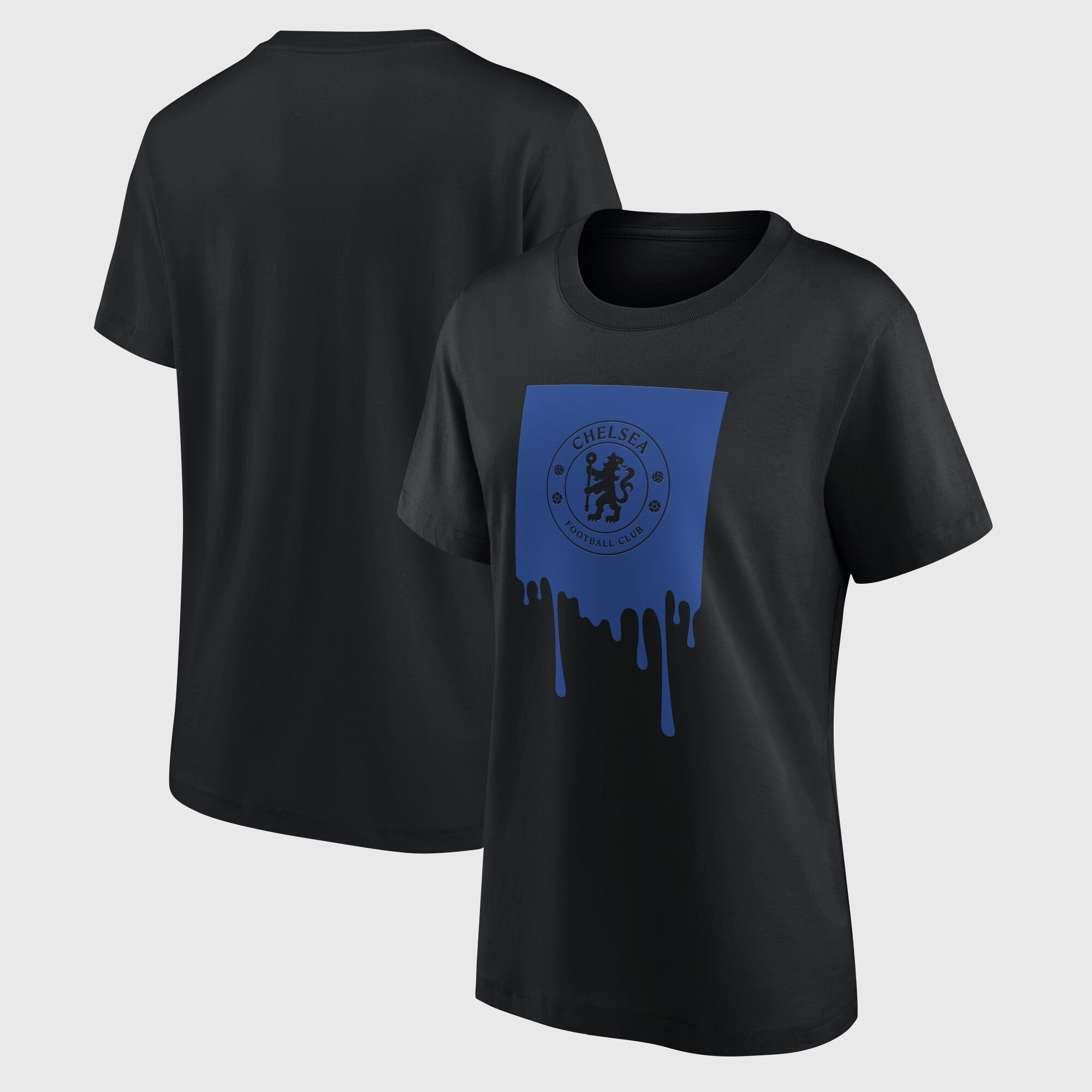 Chelsea Liquify Grafik-T-Shirt – Schwarz – Damen Image