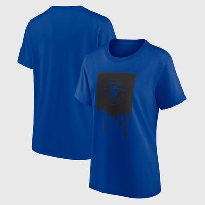 Chelsea Liquify Grafik-T-Shirt – Royal – Damen Image