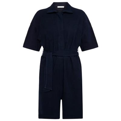 KnowledgeCotton Apparel - Women's Posey Wide Fit Bouclé Suit - Jumpsuit Gr S blau Image