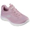 Slip-On Sneaker SKECHERS "SUMMITS-SUMMER BLUSH", Damen, Gr. 43, mauve, multi, Textil, casual, Schuhe, Schnürschuh, Slipper, Sneaker mit Memory Foam