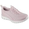 Slip-On Sneaker SKECHERS "GRACEFUL-PICTURE PERFECT", Damen, Gr. 40, rosa, Textil, Lederimitat, casual, Schuhe, Freizeitschuh, Slipper in veganer Verarbeitung