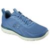 Sneaker SKECHERS "SUMMITS-TORRE", Herren, Gr. 39, bunt (blau, limette), Textil, casual, Schuhe, Freizeitschuh, Trainingsschuh, Schnürschuh mit Memory Foam