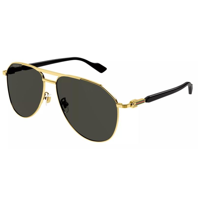Gucci Accessories | Gucci Gg1220s 001 59-14 145 Sunglasses | Color: Gold | Size: Os
