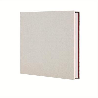 TEMU Linen Self-adhesive Photo Album, 11x10.6 Inch 40 Pages Diy Photo Album With Magnetic Closure, Straight Shape, Ideal For Valentine's Day, New Year, Easter, Day, Christmas Gift Image