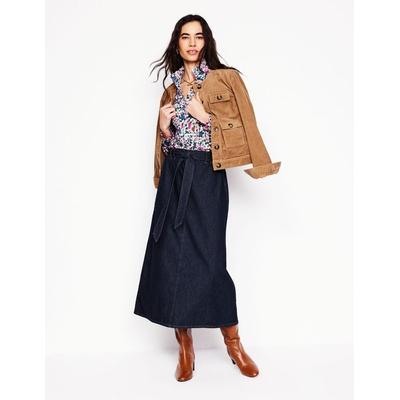 Denim Maxi Skirt - Blue - Boden Skirts