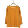 Samoon by Gerry Weber Damen Langarmshirt, Gr. 48, gelb, Elasthan, Synthetik, Viskose