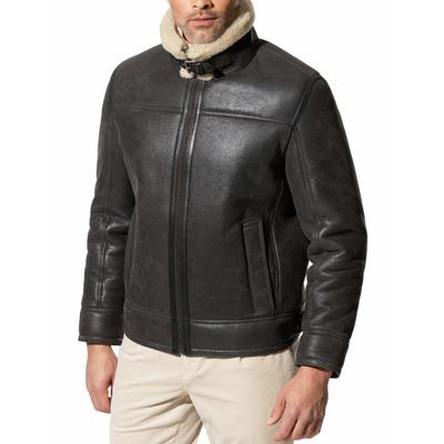 Walbusch Herren Lammfell Fliegerblouson Braun Image
