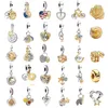 Heißer Verkauf Gold DIY Spinning Globe, Unendlichkeit Herz, Lucky Star Baumeln Charm Bead Fit Original Europäer Silber 925 Armband Schmuck