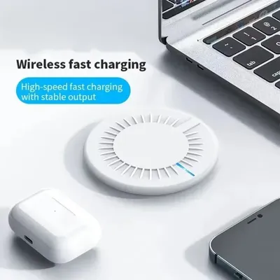 Drahtlose Ladegerät Pad Ständer Telefon Reise Ladegeräte Desktop Drahtlose Lade Dock Station Für Image