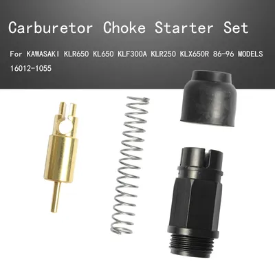 Carburetor Choke Starter Set For KAWASAKI KLR650 KL650 KLF300A KLR250 KLX650R 86-96 MODELS 16012-1055