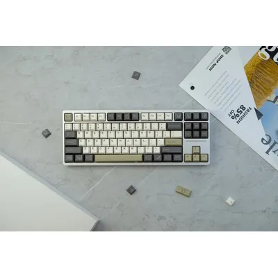 GMK Olives Keycap, 129 Keys PBT Keycaps Cherry Profile DYE-SUB Personalized GMK Keycaps For