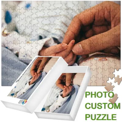 Personalized Photo Custom DIY Puzzle Wooden Picture Custom Jigsaw Toys with Gifts BOX 300/500/1000