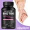 Biotin 10000MCG Strengthens Nails Improves Skin Health Supports Hair Growth 120 Capsules Health Food