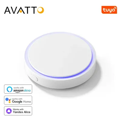 AVATTO Tuya WiFi Human Presence Sensor Millimeter Wave Radar PIR Motion Sensor Burglar Alarm Detection For Alexa Google Home