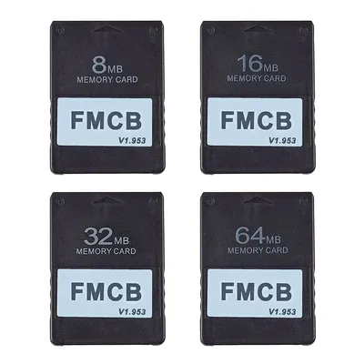 FMCB Free MC boot v1.953 McBoot Card for Sony PS2 Console Plug and Play 8MB/16MB/32MB/64MB Memory