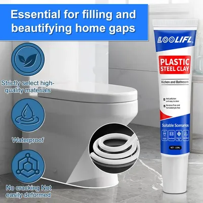 110ml plastic steel mud waterproof glue, anti-mildew glue for kitchen and bathroom, epoxy resin