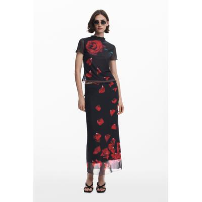 Tyler McGillivary petal midi skirt