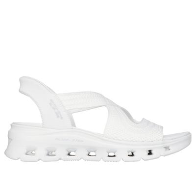 Skechers Women's Slip-ins: Glide-Step Pro Sandals - Everday Glide | Size 5.0 | White | Textile | Vegan | Machine Washable