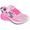 Sneaker SKECHERS "WAVE 92", Kinder, Gr. 31, rosa (rosa, pink), Lederimitat, Textil, kontrastfarbene Details, sportlich, Schuhe, Halbschuh mit Klettverschluss, Größenschablone zum Download