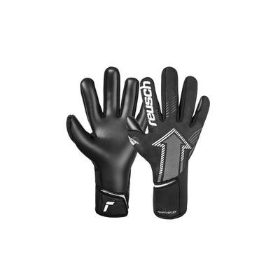 Torwarthandschuhe REUSCH "Fastgrip Infinity", Damen, Gr. 10, schwarz, 41% Polyester, 7% Polyurethan, 2% Polyamid, 50% Elastodien, unifarben, sportlich, Handschuhe, mit Hybrid Negative Cut Image