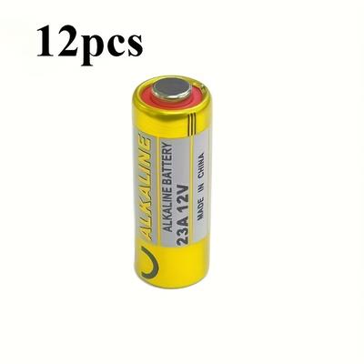 TEMU [popular ]6pcs/12pcs 23a 12v Alkaline Batteries, Disposable, Non-rechargeable, Suitable For Doorbells, Alarm Clocks, Car Keys, Toys - V23ga L1028 Gp23a Lrv08 Image