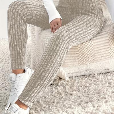 TEMU Spring And Autumn Women' Strip Casual Tights