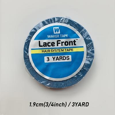 TEMU Waterproof Double-sided Lace Wig Tape - Strong Adhesive For Hair Extensions & Toupees, 5 Sizes (0.8/1/1.27/1.9/2.54cm) Image