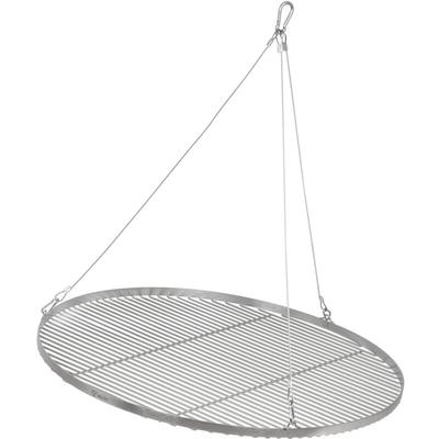 Edelstahl Grillrost Rund ø 80 cm, bbq Grillgitter mit Seilaufhängung, Hängegrill Rost - Bbq-toro Image