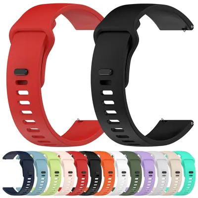 Replacement Strap For Amazfit GTS 4/2 Mini GTS 3 Band Color Silicone 20mm 22mm Watch Strap Amazfit Image