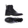 camel active Damen Stiefelette, Gr. 4, schwarz, Leder