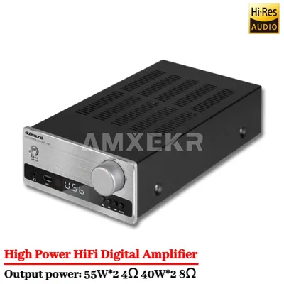Nobsound PM3 Digitalverstärker Kopfhörerverstärker HiFi High Power mit Bluetooth USB mit Image