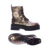 Catwalk Damen Stiefelette, Gr. 38, gold, Kunstleder