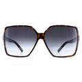 Saint Laurent Square Damen Havanna Blau Gradient SL 232-BETTY