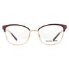Michael Kors Cats Eye Matte Cordovan Rose Gold Womens Grasses Frames