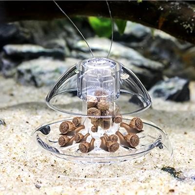 Clear Snail Trap for Aquariums, Fish Tank Snail Catcher, Pest Remover for Aquatic Plants, Fun Snail Control, Bait Not Included