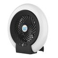 1 ventilatore da campeggio portatile 2 in 1 che può essere appeso o montato, con due livelli di oscuramento e due livelli di regolazione del vento, adatto per campeggio in tenda, viaggi, ufficio e uso domestico, tipo C