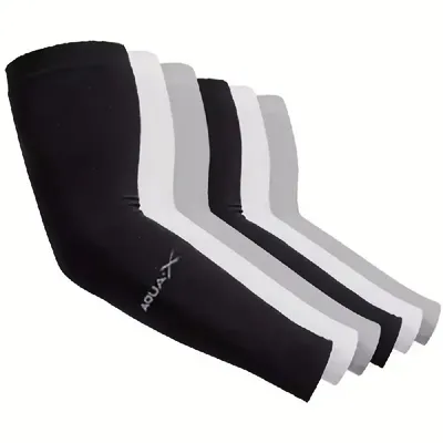 3Pairs Breathable Sun Protection Sleeves UV Protective Gear for Outdoor Adventures Sports And