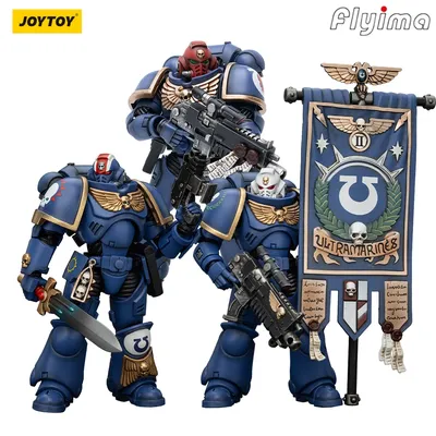 [IN STOCK]JOYTOY Warhammer 40K 1/18 Action Figures Ultramarines Heroes of the Chapter 3PCS Collectible models
