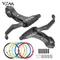 1 Pair MTB Brake Handle With Cable Line Set Mountain Bike Cycling Brake Levers V/Disc Bicycle Brake