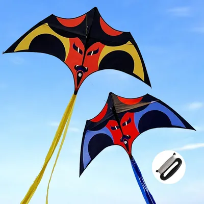 1.6-Meter Irregular Delta Kite, Wind Magic Kite, Cool and Handsome Gift for Boys, Outdoor Sports,