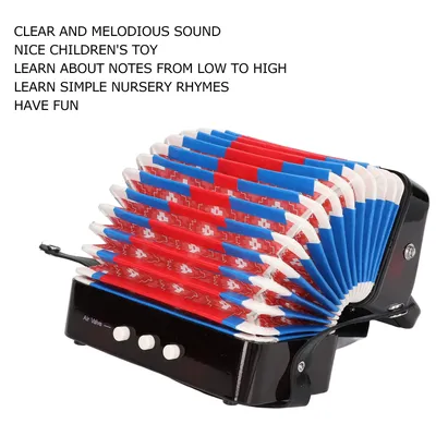 Accordion Kids 10 Keys Accordion Children Accordion Musical Instrument Educational Birthday Gift