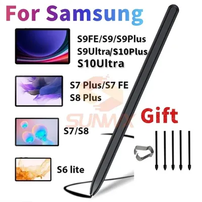 S Pen for Samsung Galaxy Tablet S8 S7 FE S6 Lite S7+ S8+ S9 S9FE S10plus S10U Tablet Pen Stylus