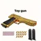 Soft Bullet Toy Gun with Cartridge and Pull Back Action, Toy Foam Shockwave, Educational Toy Model