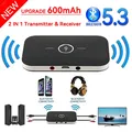 B6 2 IN 1 Trasmettitore audio Bluetooth 5.3 Ricevitore Jack AUX da 3,5 mm RCA USB Dongle Adattatore