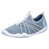 Slip-On Sneaker RIEKER, Damen, Gr. 39, blau (hellblau), Textil, Lederimitat, casual, Schuhe, Barfußschuh, Schlupfschuh, Slipper in veganer Verarbeitung