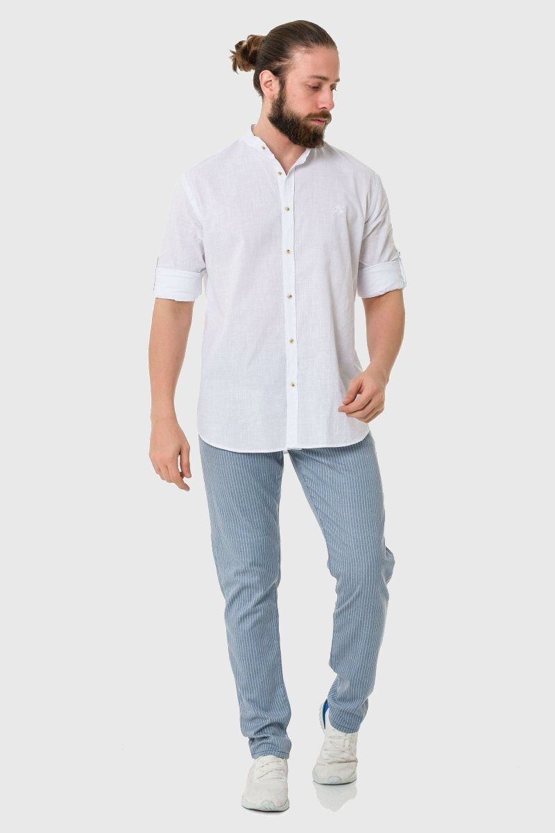 Gerade Jeans CIPO & BAXX "Hose", Damen, Gr. 32, Länge 32, blau, 41% Baumwolle, 37% Polyester, 20% Viskose, 2% Elasthan, gestreift, slim fit lang, Jeans, im dezenten Streifen-Look