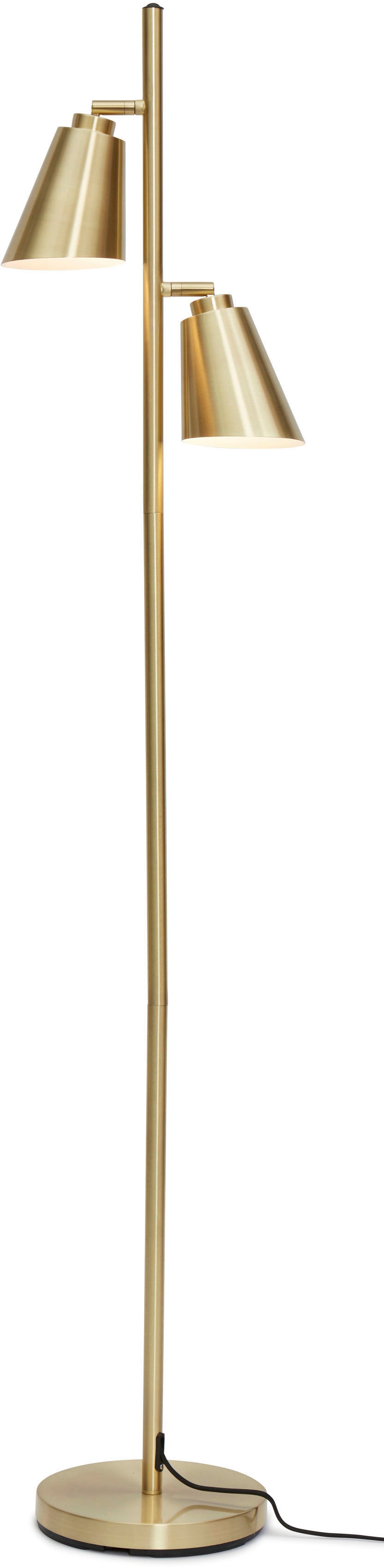IT'S ABOUT ROMI Stehlampe "BREMEN", gold (goldfarben), 2, Ø 15 H: 162, 1, Leuchten, Bewegbar in alle Richtungen, Stehlampe Standleuchte Image