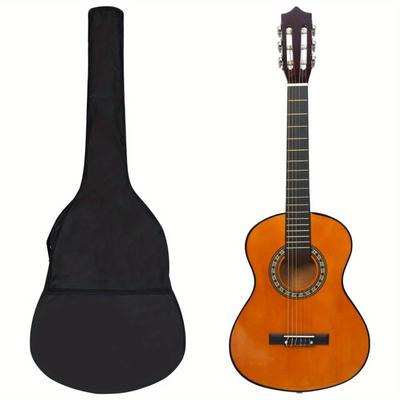 "TEMU 8-piece Classical Guitar Set For Beginners 1/2 34"""
